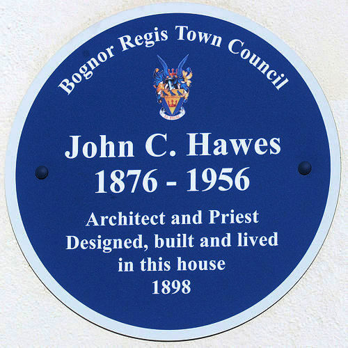 J C Hawes plaque