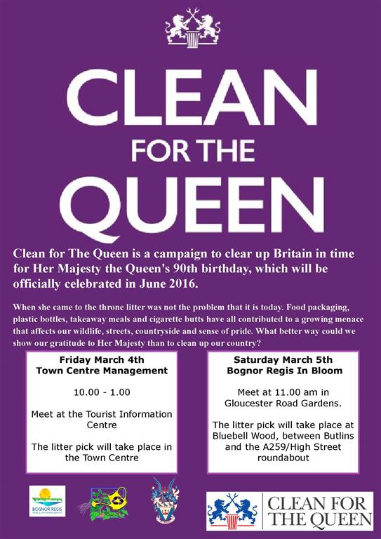 Clean for the queen poster