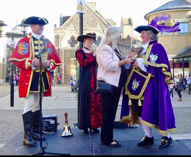 Best dressed town crier trophy presentation