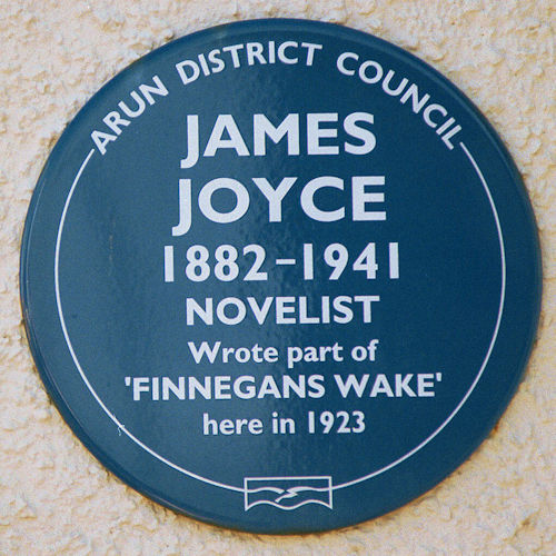 James Joyce plaque
