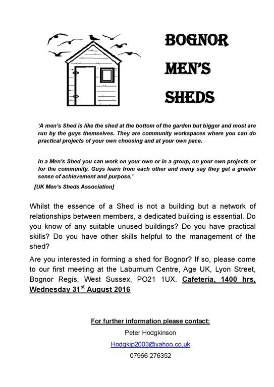 Men's Shed Poster
