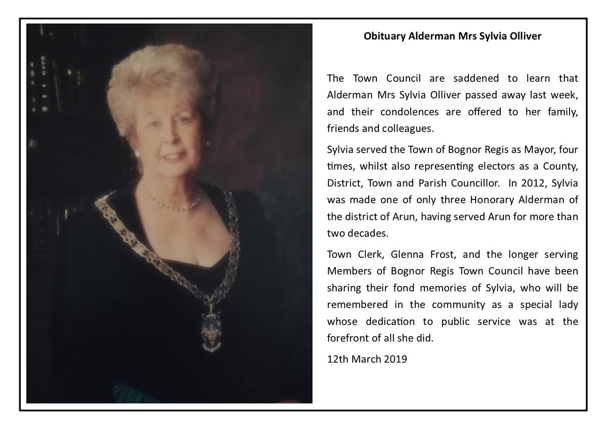 Alderman Mrs S Olliver