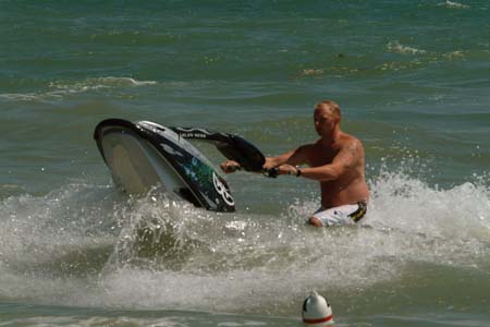 picture of a person on a jet ski